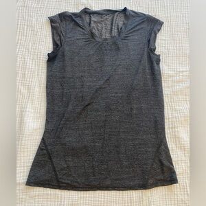 Lululemon silver muscle tank